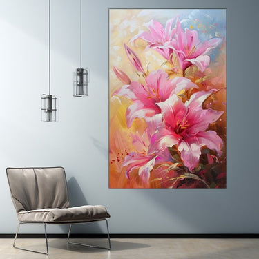 Tableau De Fleurs Contemporain